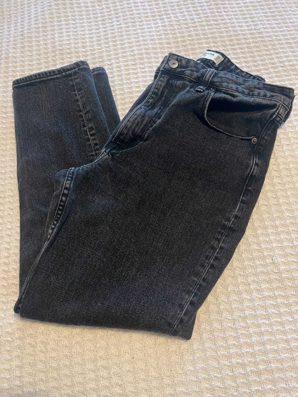 Women's Abercrombie High-Rise Black Jeans